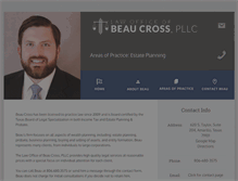 Tablet Screenshot of beaucross.com